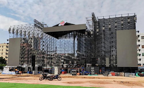 电音节搭建布置